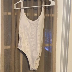 Victoria’s Secret white swimsuit